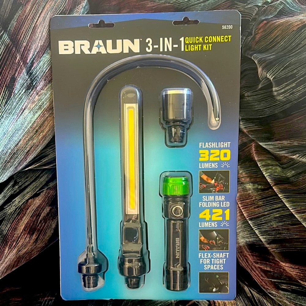 3-in-1 Quick Connect Light Kit - Black and Green